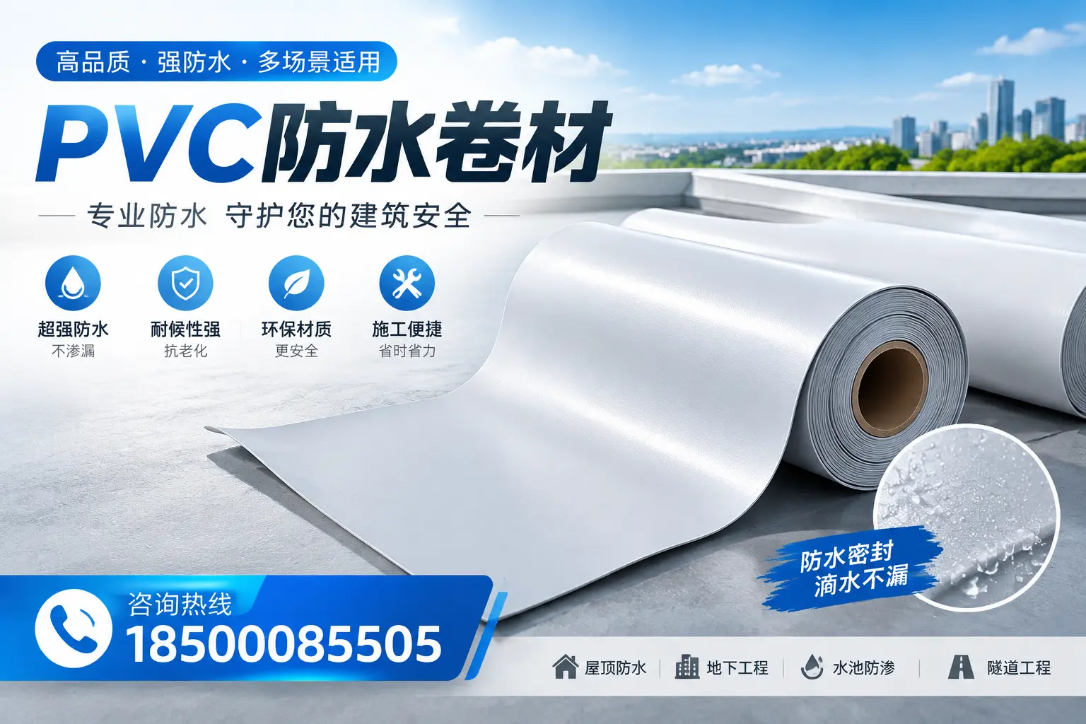 PVC防水卷材的市场竞争分析，湖州品牌选择参考